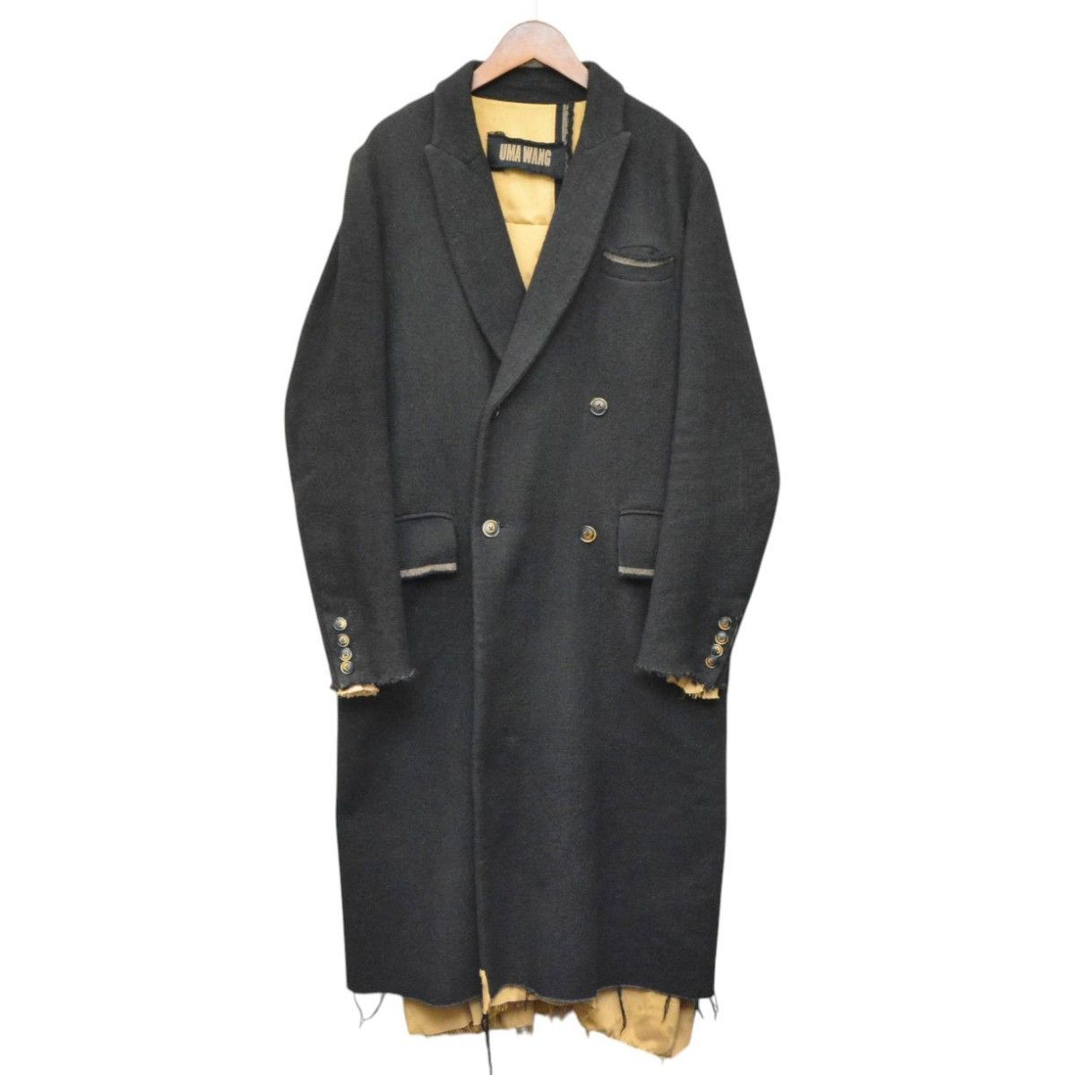 UMA WANG　ユマワン　2016AW　RICCARDO COAT　リカルドコート　ダブルスーパーロングコート　8054000247875
