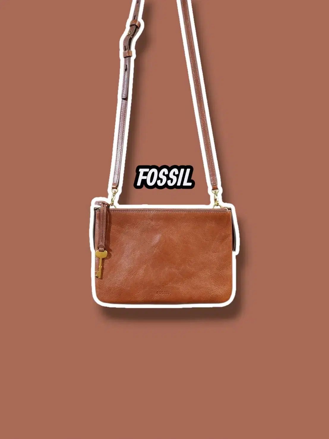 FOSSIL フォッシル ダブルジッパー ミニ クロスバック /0618