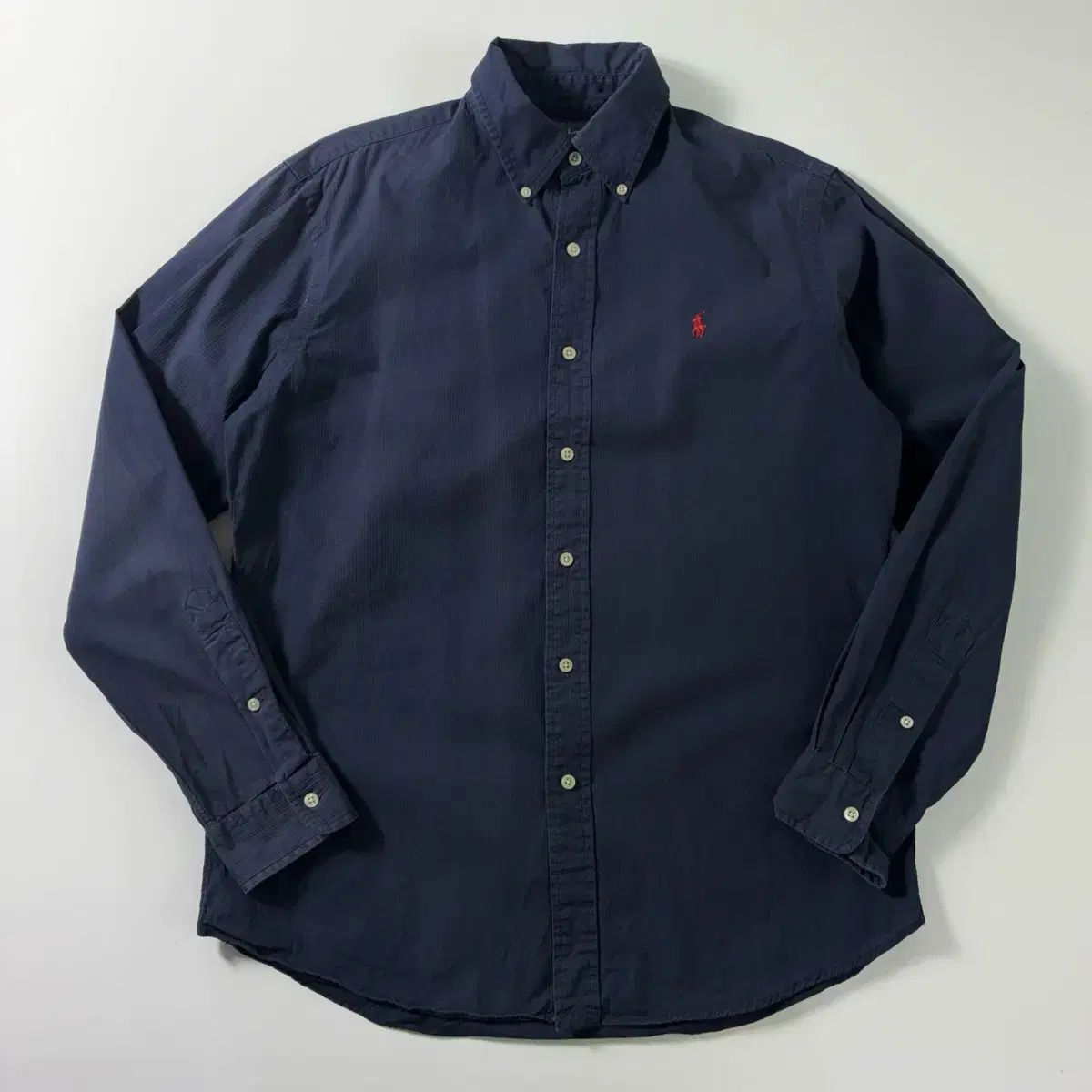 Polo ポロ ラルフローレン 刺繍 コットン ネイビー シャツ