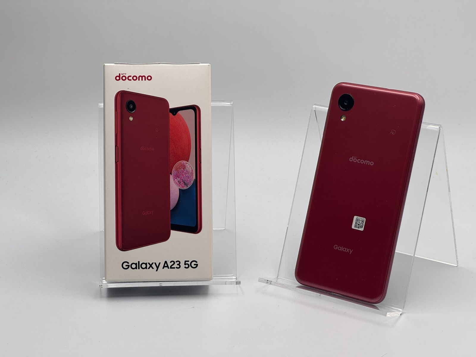 【中古A】Galaxy A23 5G SC-56C レッド SIMフリー 白ロム