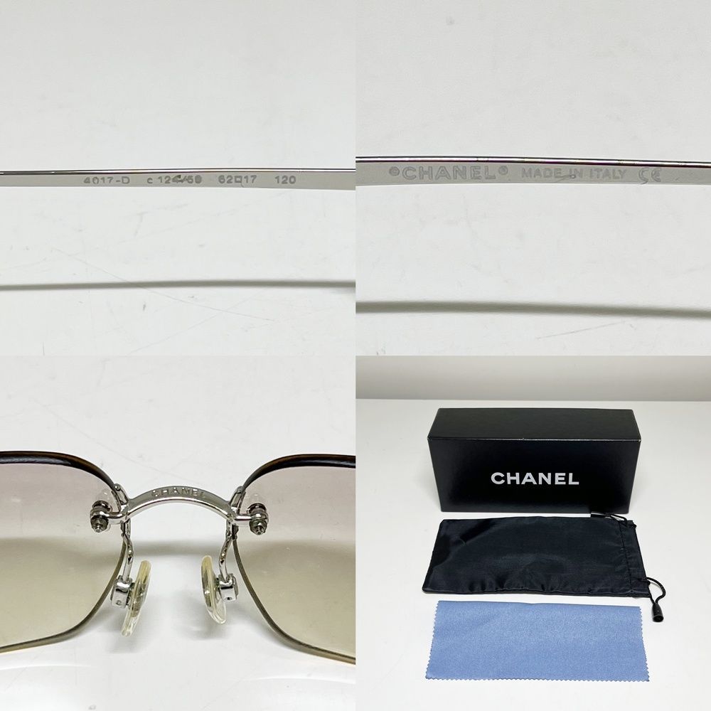 CHANEL【シャネル】4017-D 62□17 120 サングラス シルバー金具