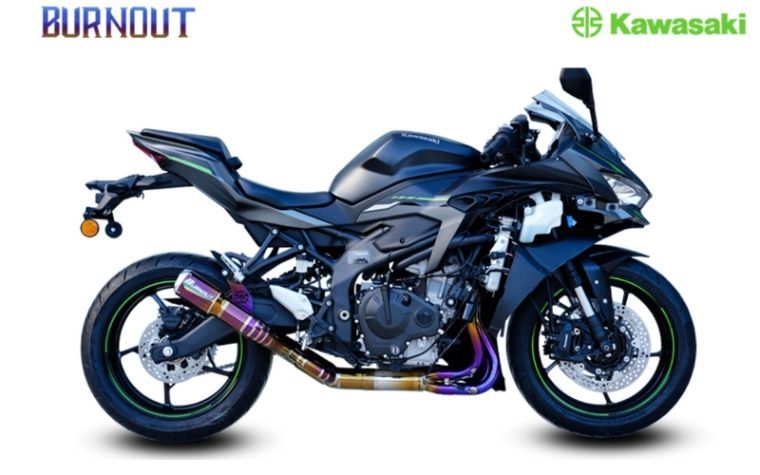 BURNOUTチタン引きエキゾーストマフラー ZX-4R/RR スタンスダシ 公式
