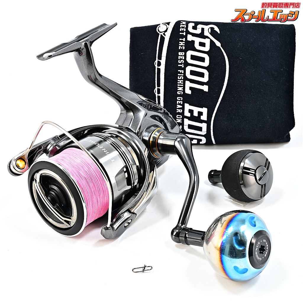 ★☆【シマノ】 24ツインパワー C5000XG ゴメクサス41mm チタンハンドルノブ装着 SHIMANO TWINPOWER★☆m45566