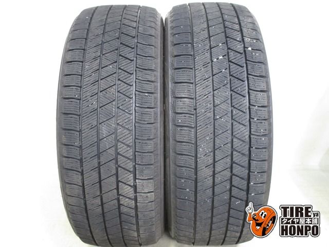 【中古 冬用】 215/45R18 89Q 2本セット ブリヂストン ブリザック VRX3 スタッドレスタイヤ 中古タイヤ