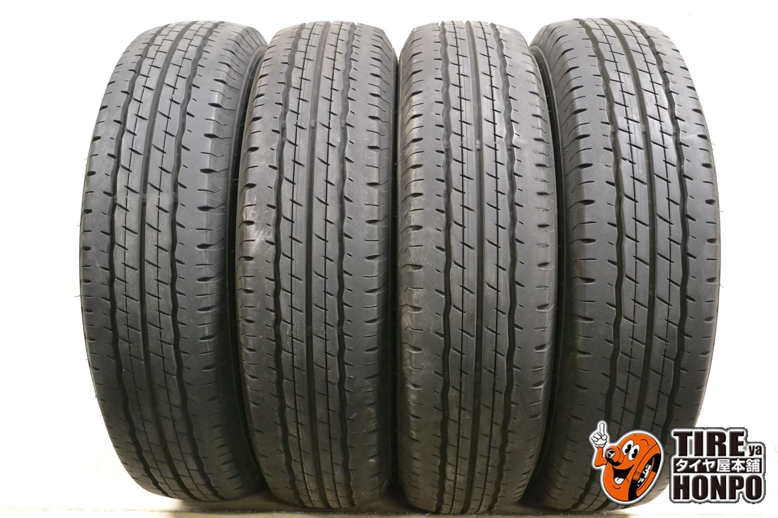 【中古 夏用】 155/80R14 88/86N 4本セット ダンロップ SP175L サマータイヤ 中古タイヤ