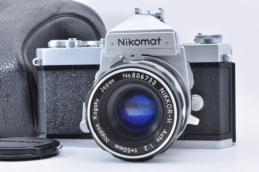 【2ヶ月保証付き】Nikon Nikomat FTN シルバー Nikkor-H 50mm F2 フィルムカメラセット＃1648