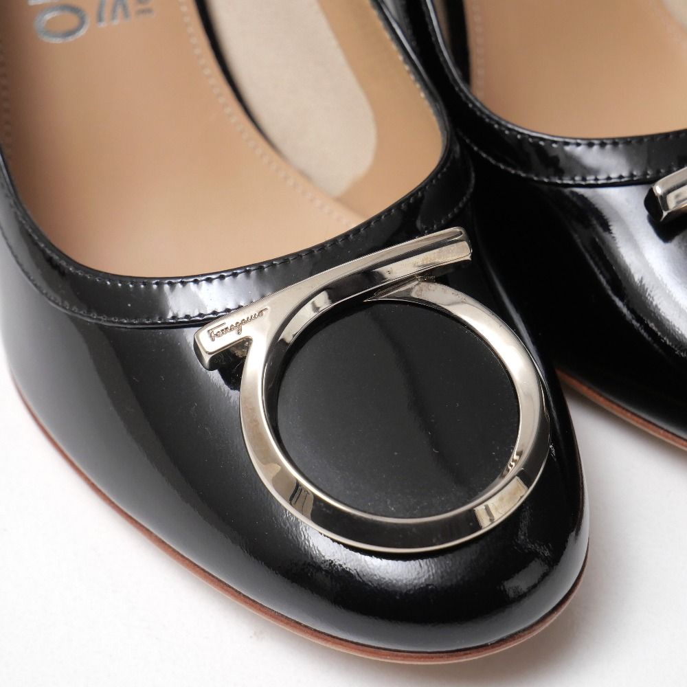 □未使用品□Salvatore Ferragamo サルヴァトーレフェラガモ パンプス