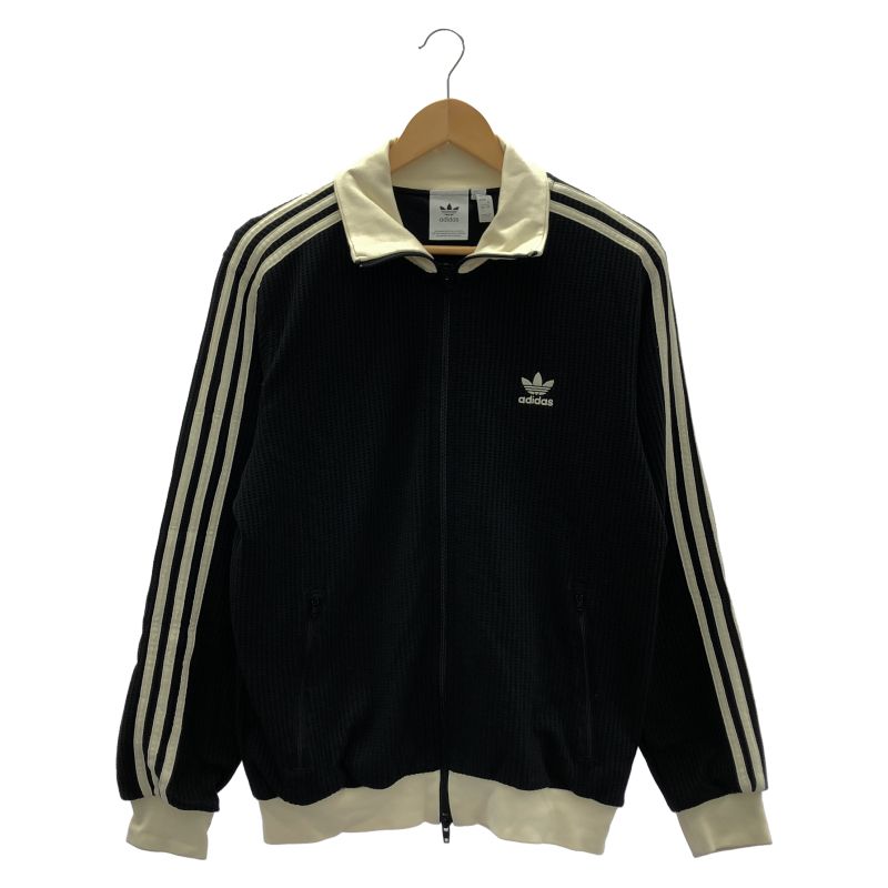 【中古】adidas アディカラー ワッフルクラシック トラックトップ ブラック XL JW0110 アディダス[24]