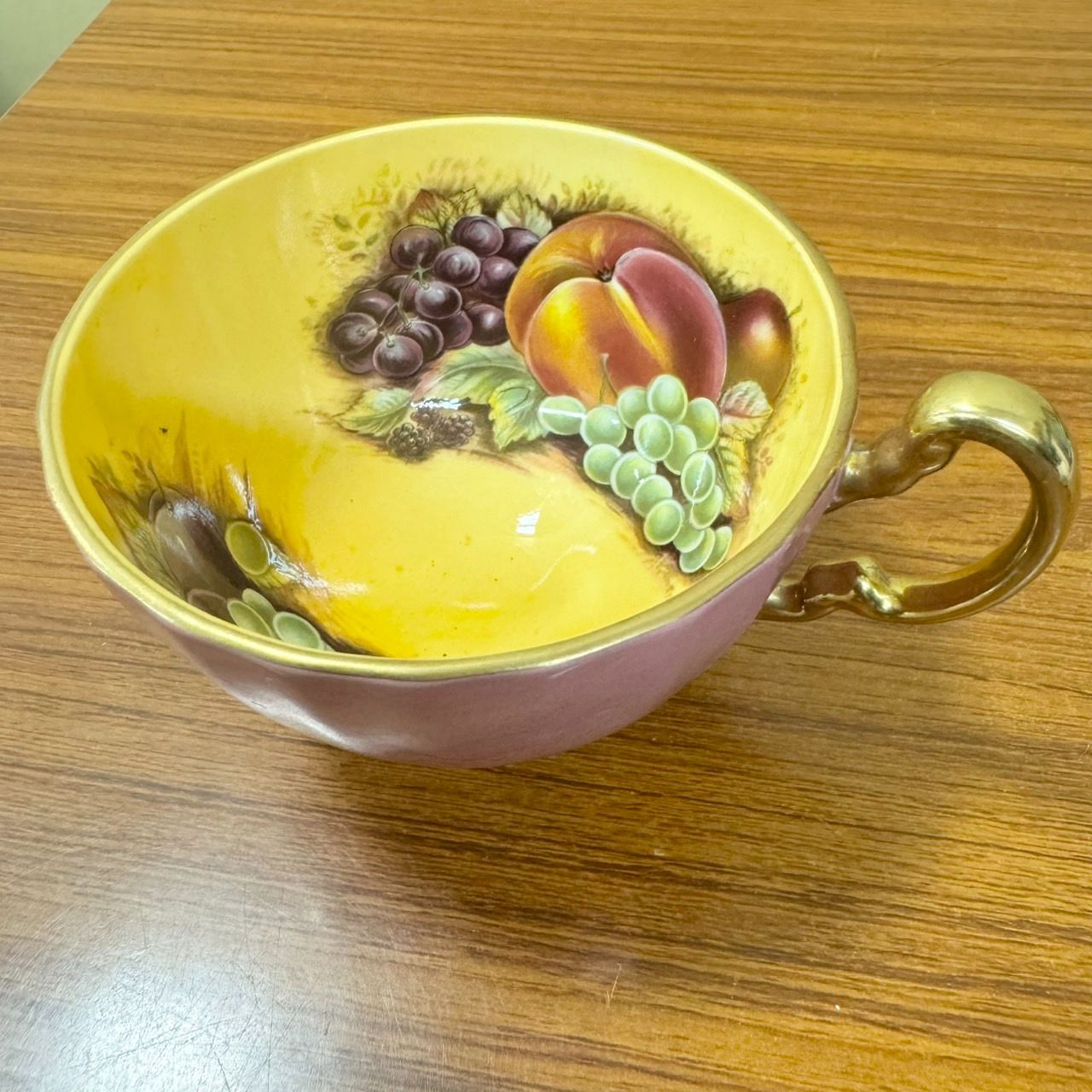 Aynsley エインズレイ オーチャードゴールド カップ＆ソーサー ブルー
