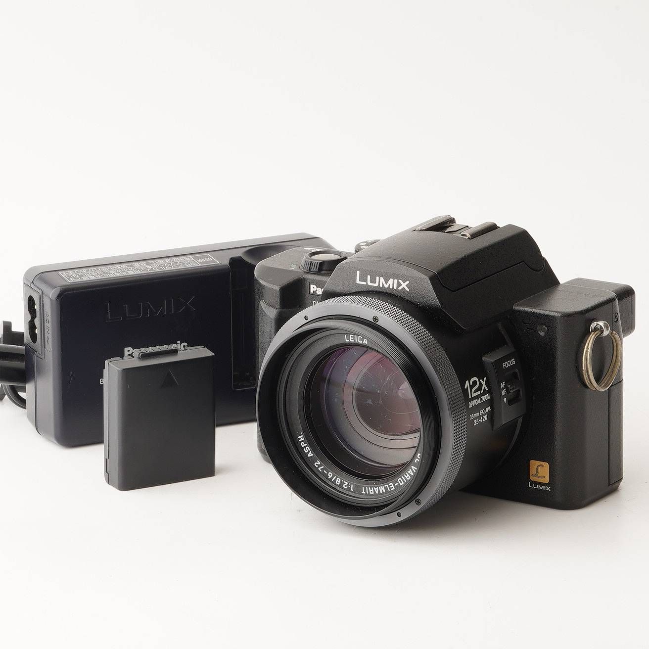 パナソニック Panasonic LUMIX DMC-FZ10 ブラック 12x 光学ズーム