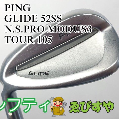 入間□【中古】 レフティーウェッジ ピン PING GLIDE 52SS N.S.PRO