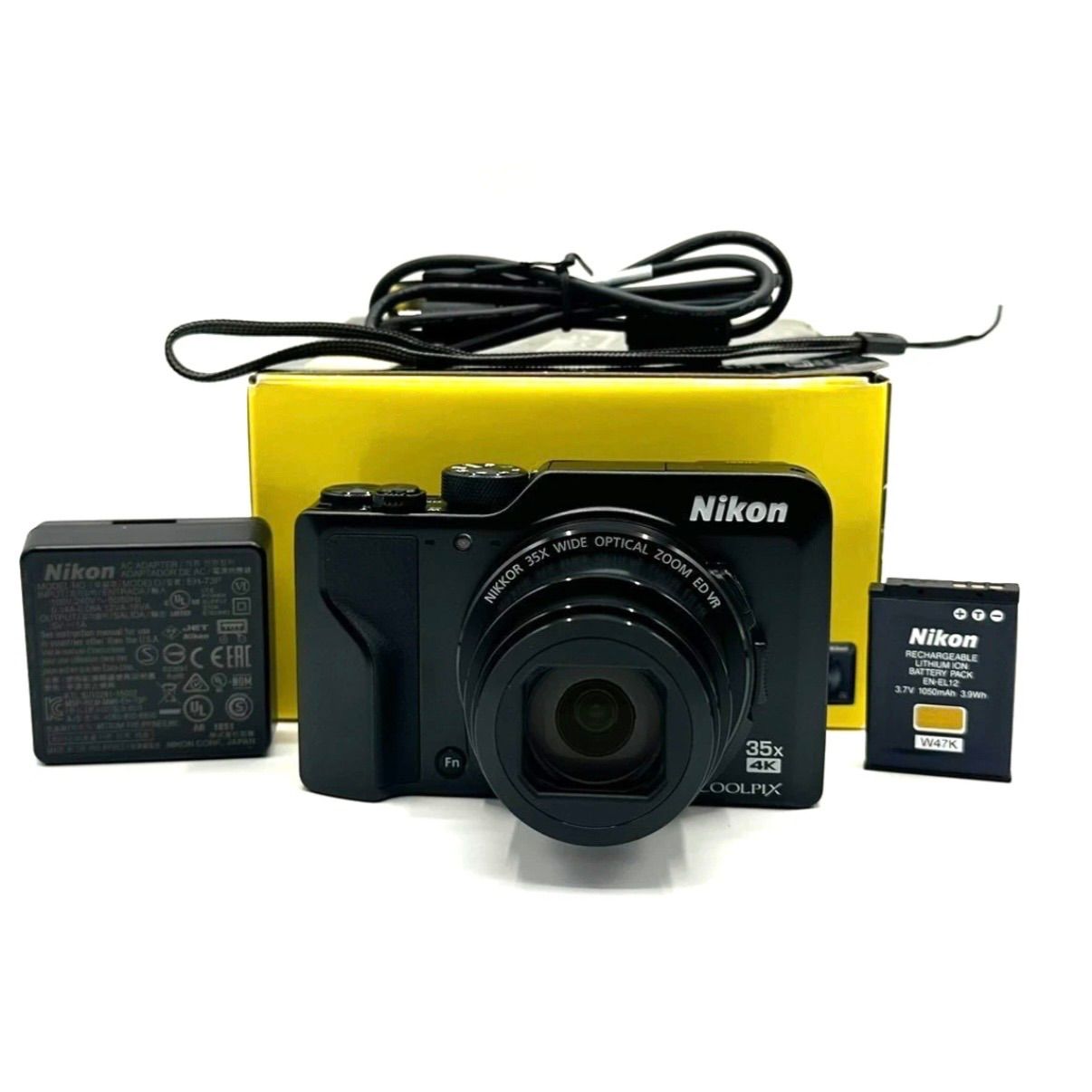 Nikon デジタルカメラ COOLPIX A1000 BK 光学35倍 ISO6400 アイセンサー付EVF クールピクス ブラック A1000BK