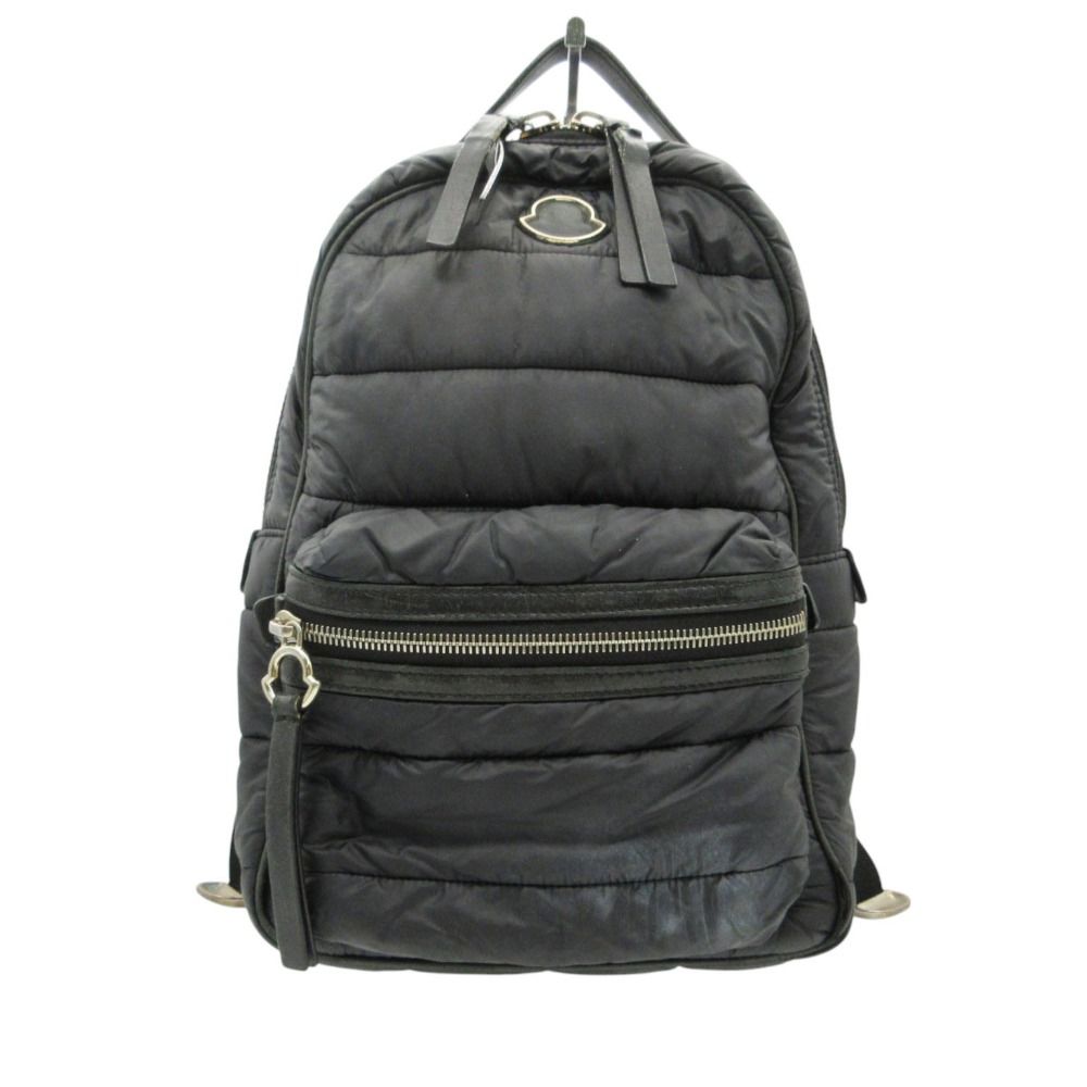 MONCLER モンクレール リュック・デイパック NEW GEORGETTE レザー×ナイロン ブラック レディース 【中古】