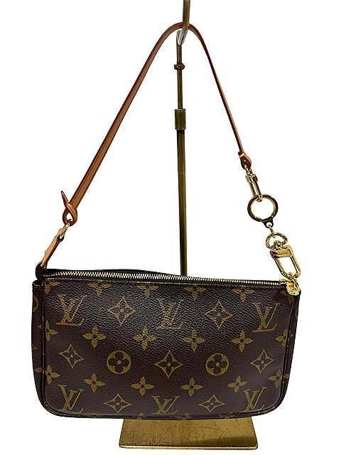 【中古】【美品】LOUISVUITTON　ルイヴィトン　ポシェットアクセソワール モノグラム　 M51980　キーホルダー　M62694　※セット売りです＿s17＿セルモアから出品＿s-0227-r17