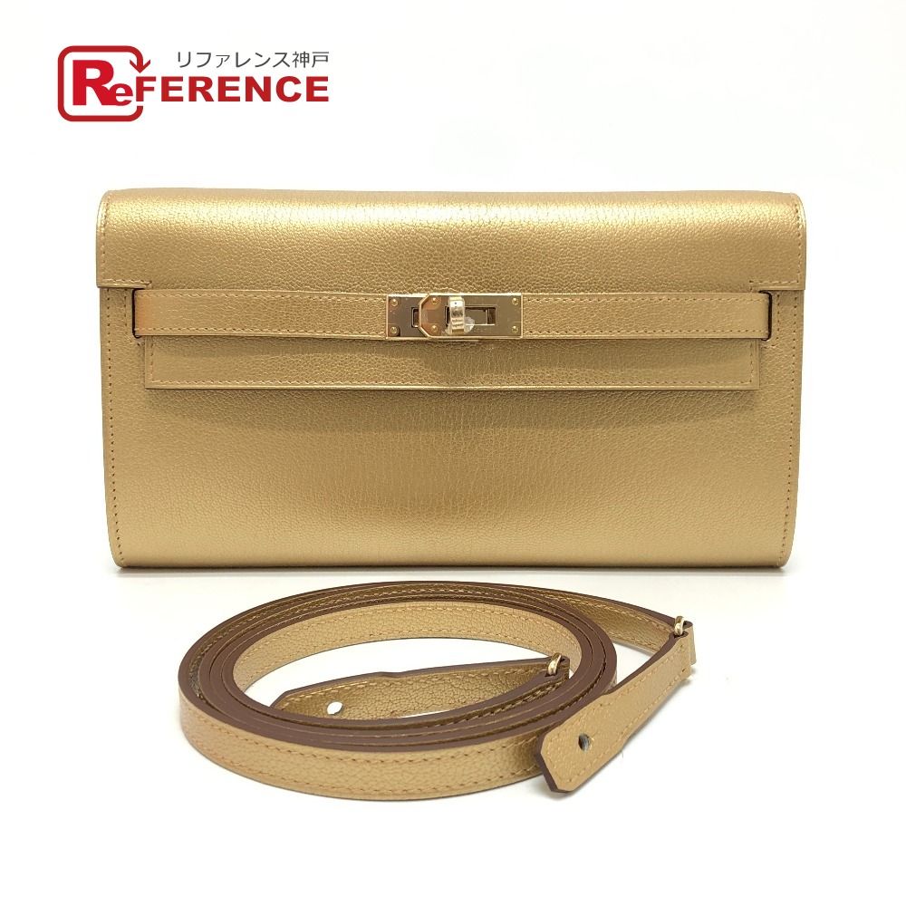 HERMES エルメス ショルダーバッグ ケリートゥーゴー H086404CPY9 ドレ ゴールド