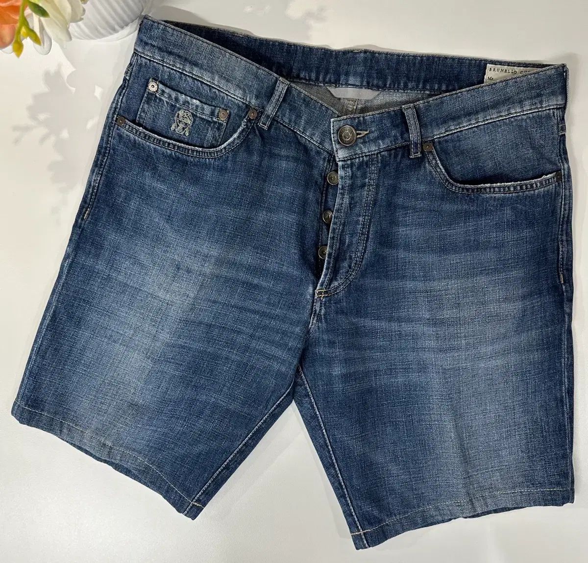 ブルネロ クチネリ デニム パンツ ショーツ ハーフパンツ パンツ 50