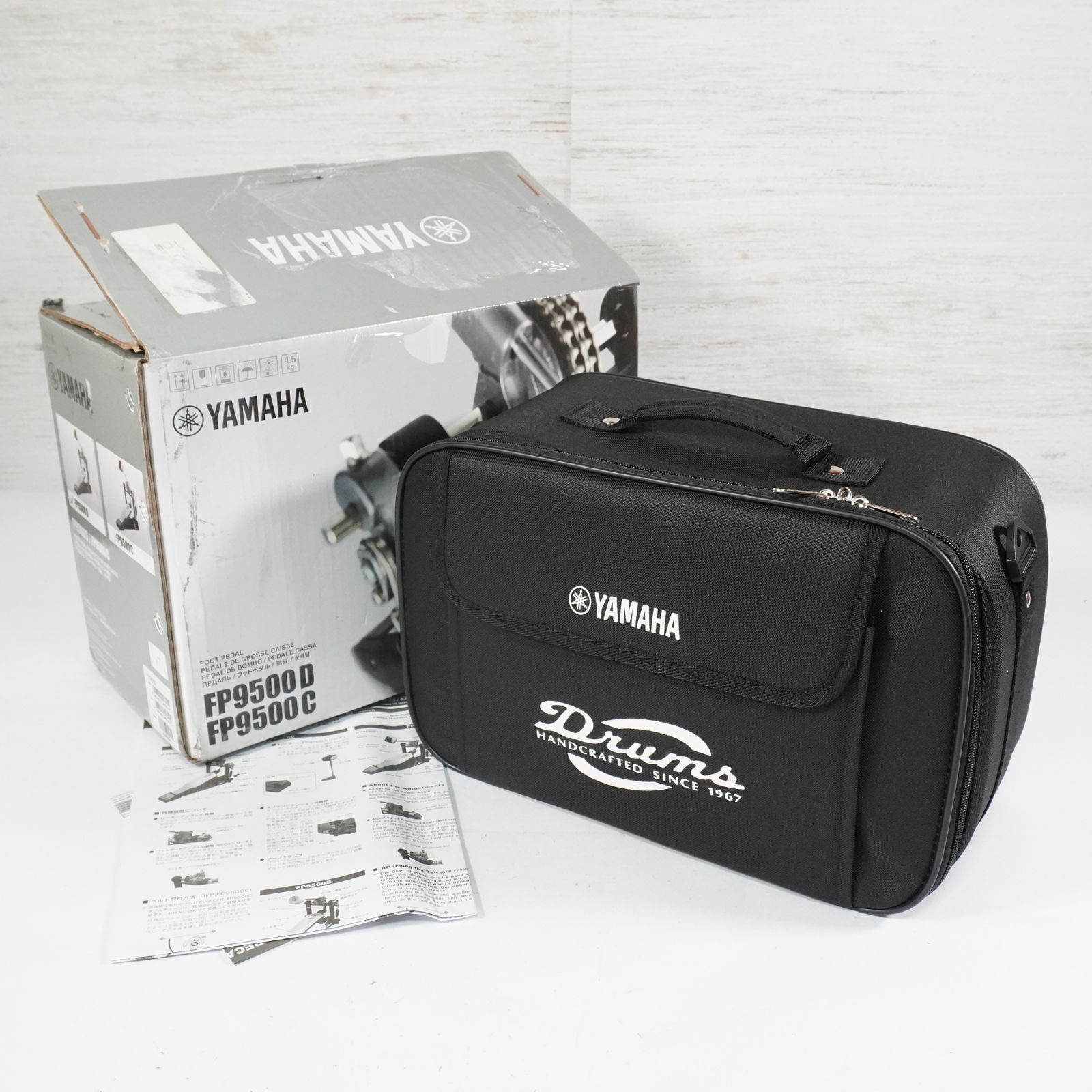 【中古未使用品】 ヤマハ YAMAHA ドラム用 キックペダル FP9500D シングルフットペダル ダイレクト 収納ケースあり