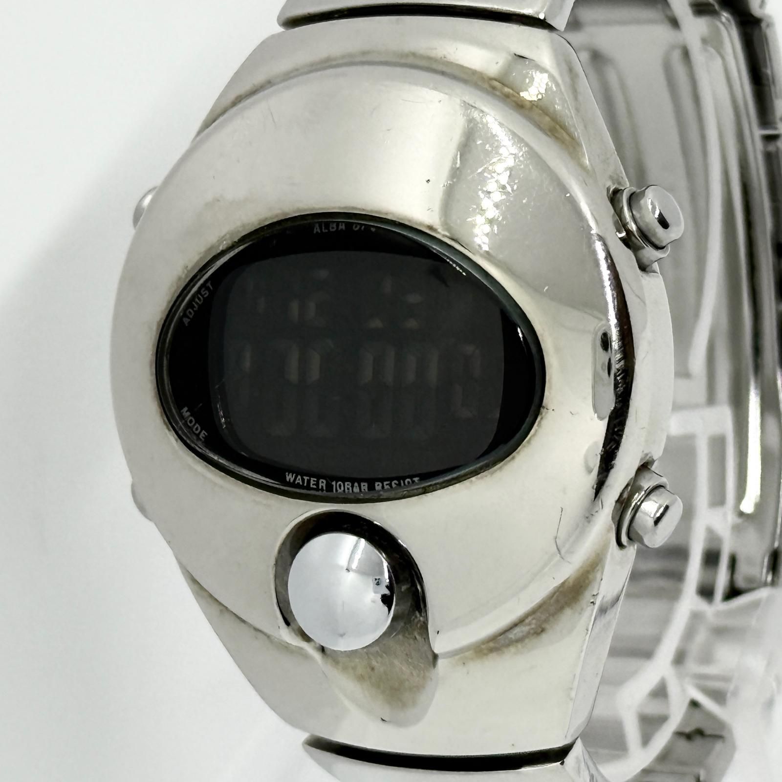 SEIKO セイコー アルバ スプーン W620-4140 ブラック QZ メンズ 腕時計