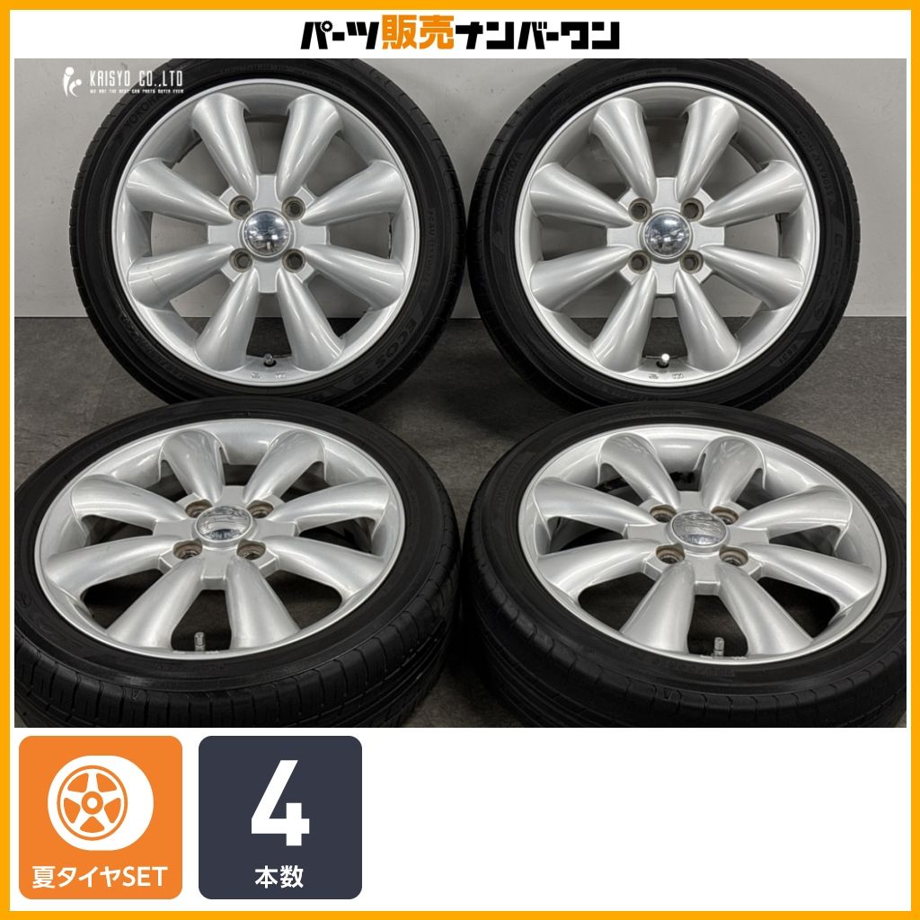 【カスタム用に】ララパーム 15in 5J +45 PCD100 ヨコハマ エコス ES31 165/50R15 ザッツ モコ プレオ アルト ワゴンR 交換用 即納可能