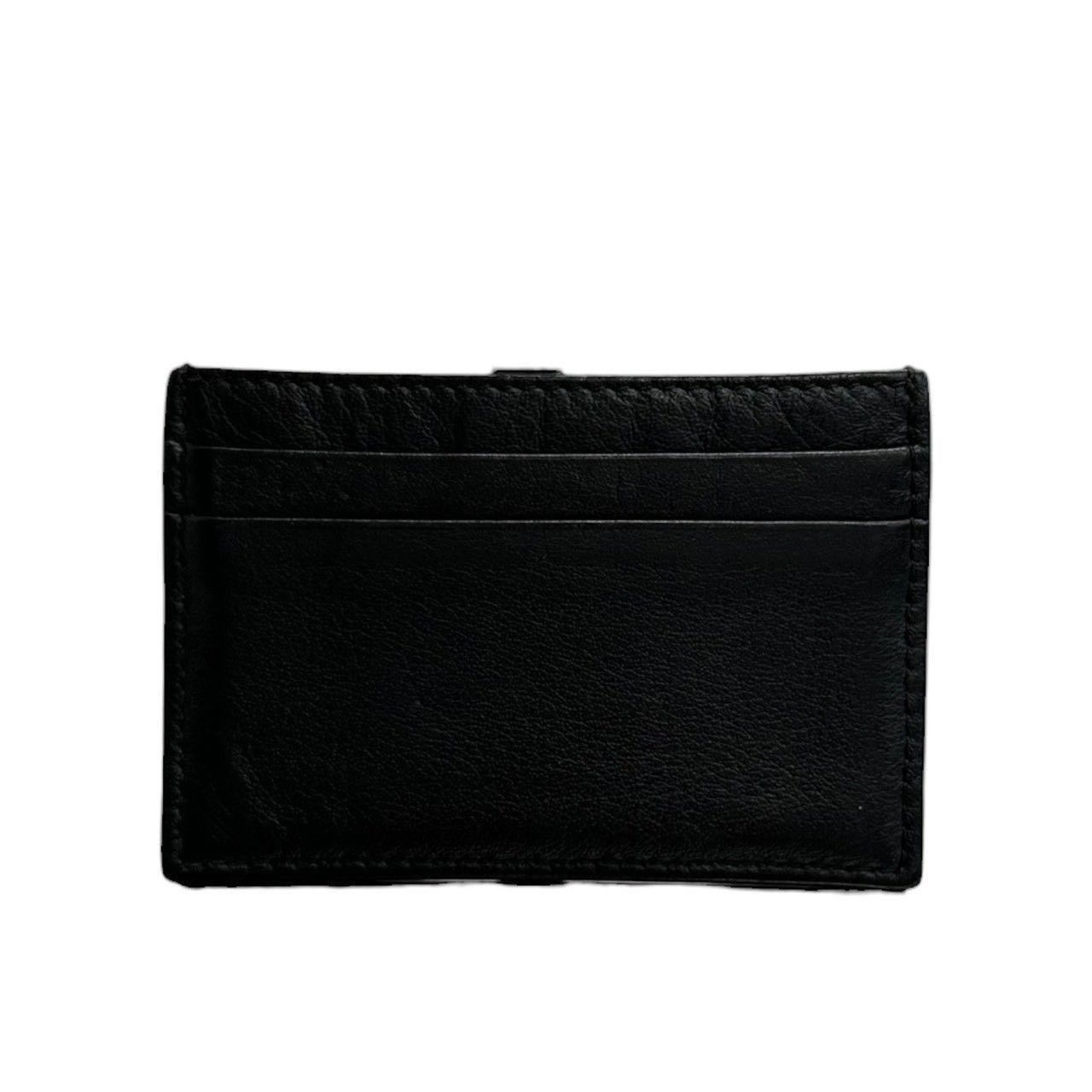 BALENCIAGA バレンシアガ ブラック レザー カードケース パスケース