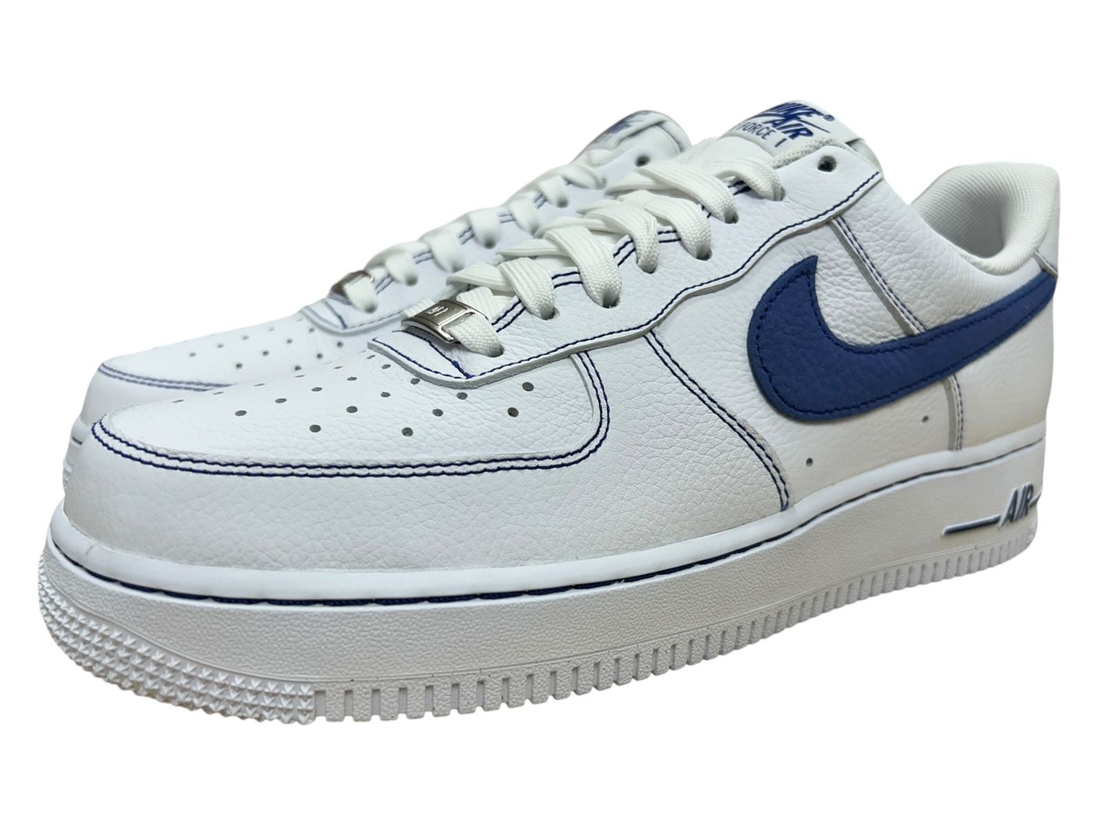 NIKE (ナイキ) AIR FORCE１ エアフォース1 07 LV8 スニーカー HQ2037-100 26.5cm US8.5 ホワイト×ブルー メンズ/027