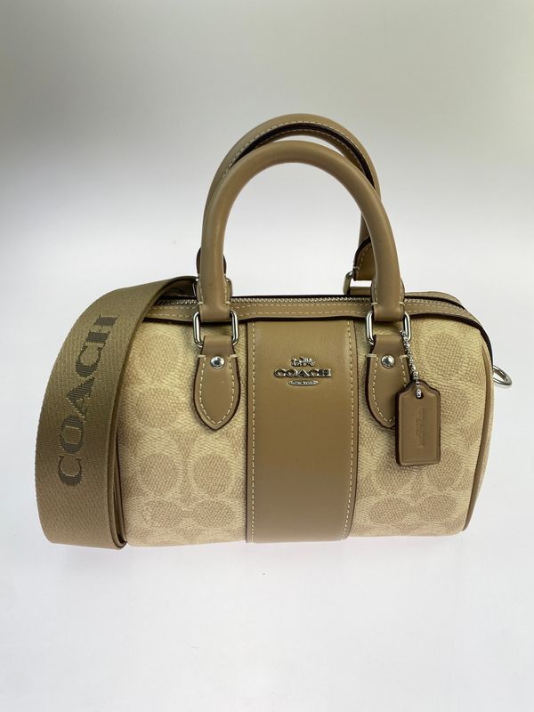 【中古美品】 COACH コーチ CW331 シグネチャー ミニ ローアン クロスボディー 2WAY BAG バッグ カバン 【180-260618-jt-15-min】