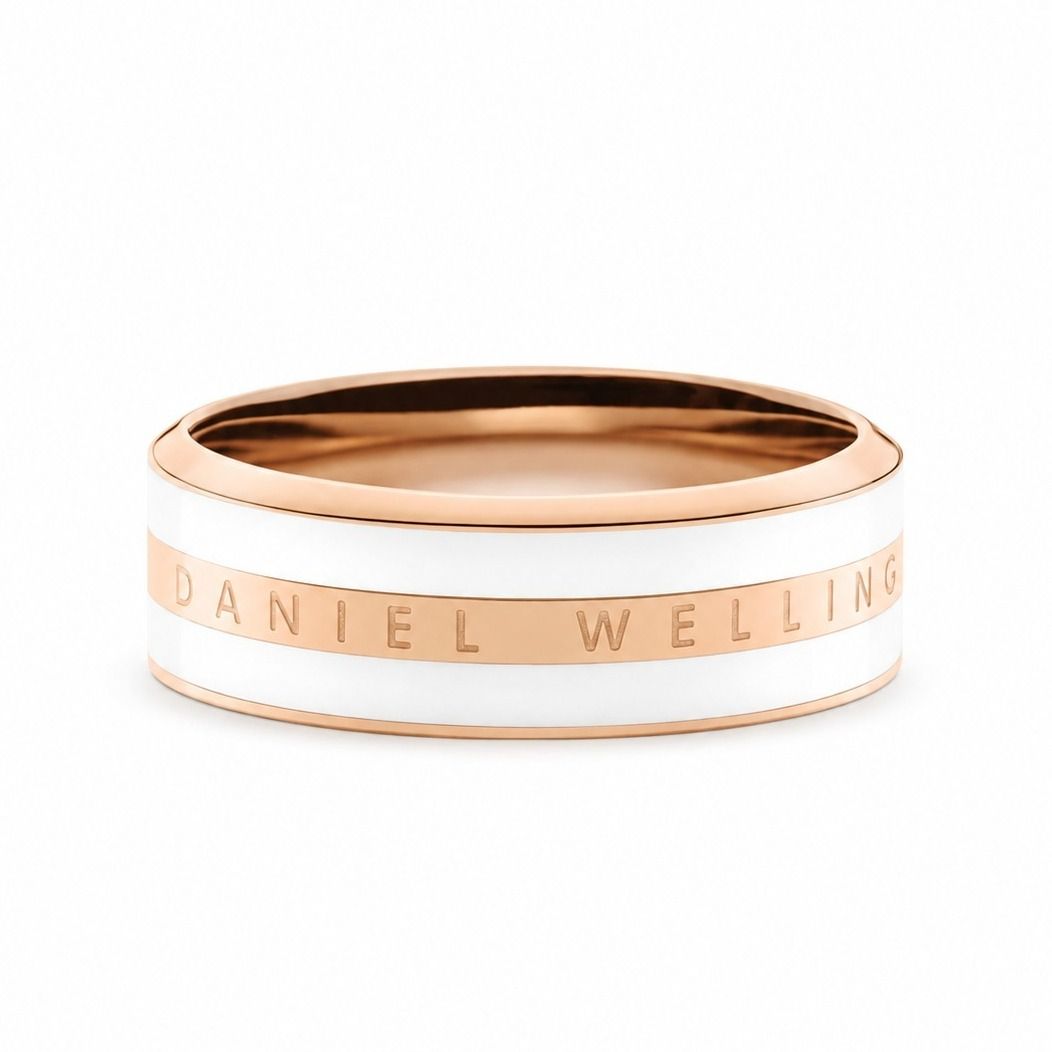【ギフト対応可】ダニエルウェリントン DANIEL WELLINGTON リング Emalie Ring Satin White Rose Gold ローズゴールド ホワイト アクセサリー 高級感 上品 人気 ブランド おしゃれ 誕生日 プレゼント 送料無料