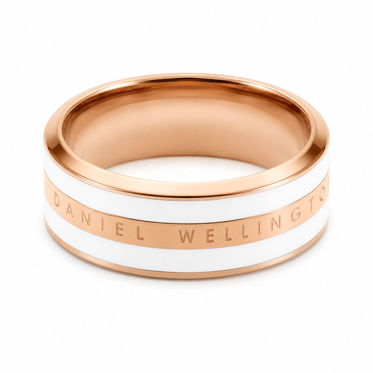 【ギフト対応可】ダニエルウェリントン DANIEL WELLINGTON リング Emalie Ring Satin White Rose Gold ローズゴールド ホワイト アクセサリー 高級感 上品 人気 ブランド おしゃれ 誕生日 プレゼント 送料無料