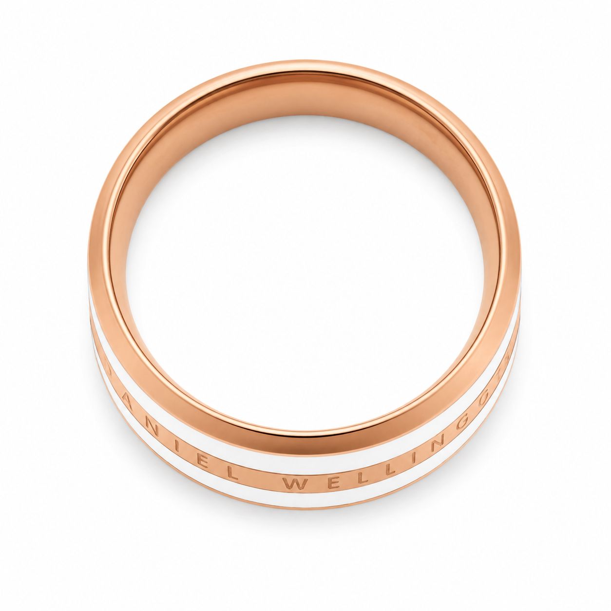 【ギフト対応可】ダニエルウェリントン DANIEL WELLINGTON リング Emalie Ring Satin White Rose Gold ローズゴールド ホワイト アクセサリー 高級感 上品 人気 ブランド おしゃれ 誕生日 プレゼント 送料無料