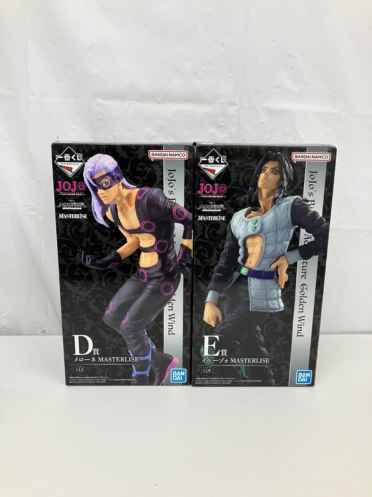 一番くじ ジョジョの奇妙な冒険 D賞 メローネ E賞 イルーゾォ 2種