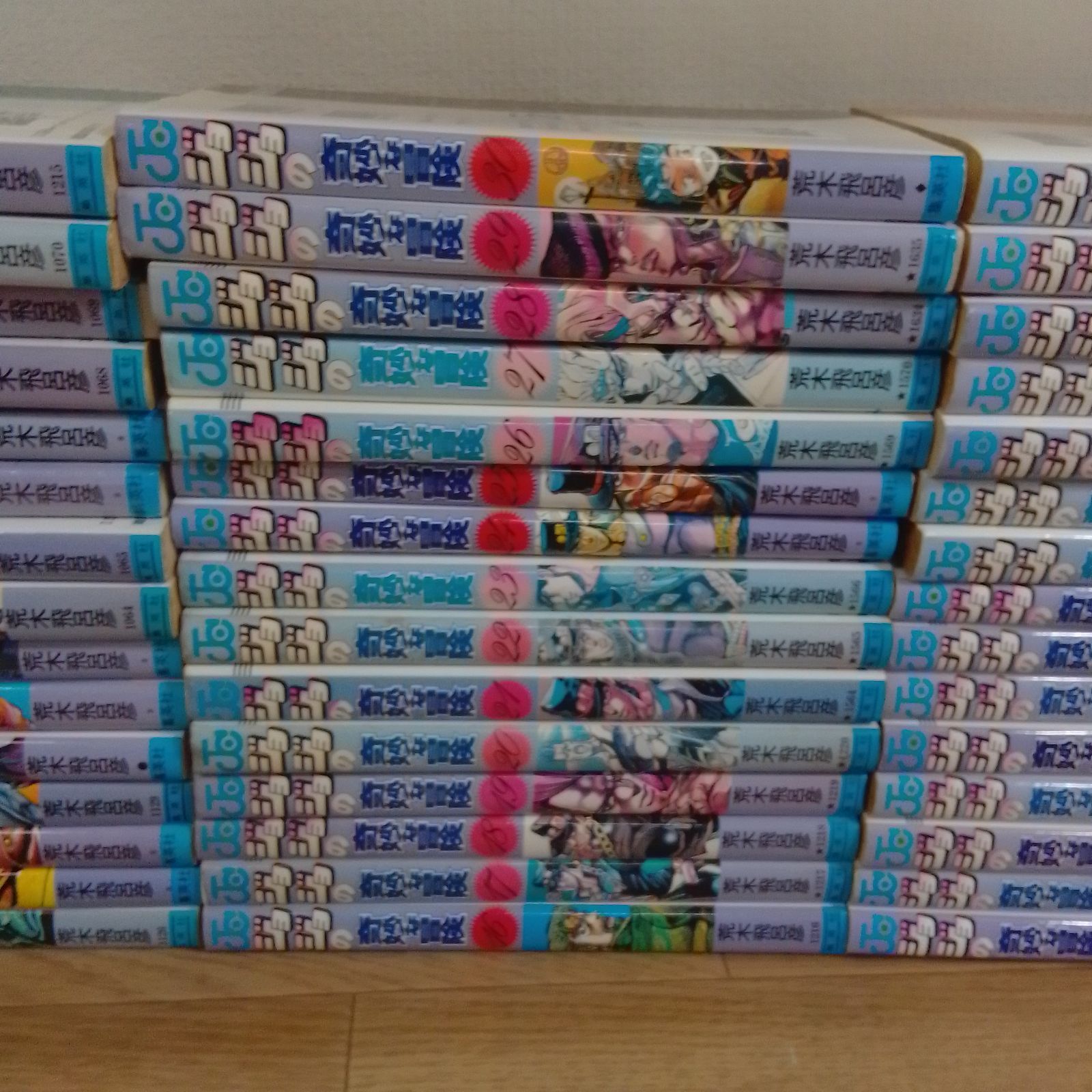 ☆②【未開封あり】ジョジョの奇妙な冒険 1～63巻＋関連本7冊 コミック