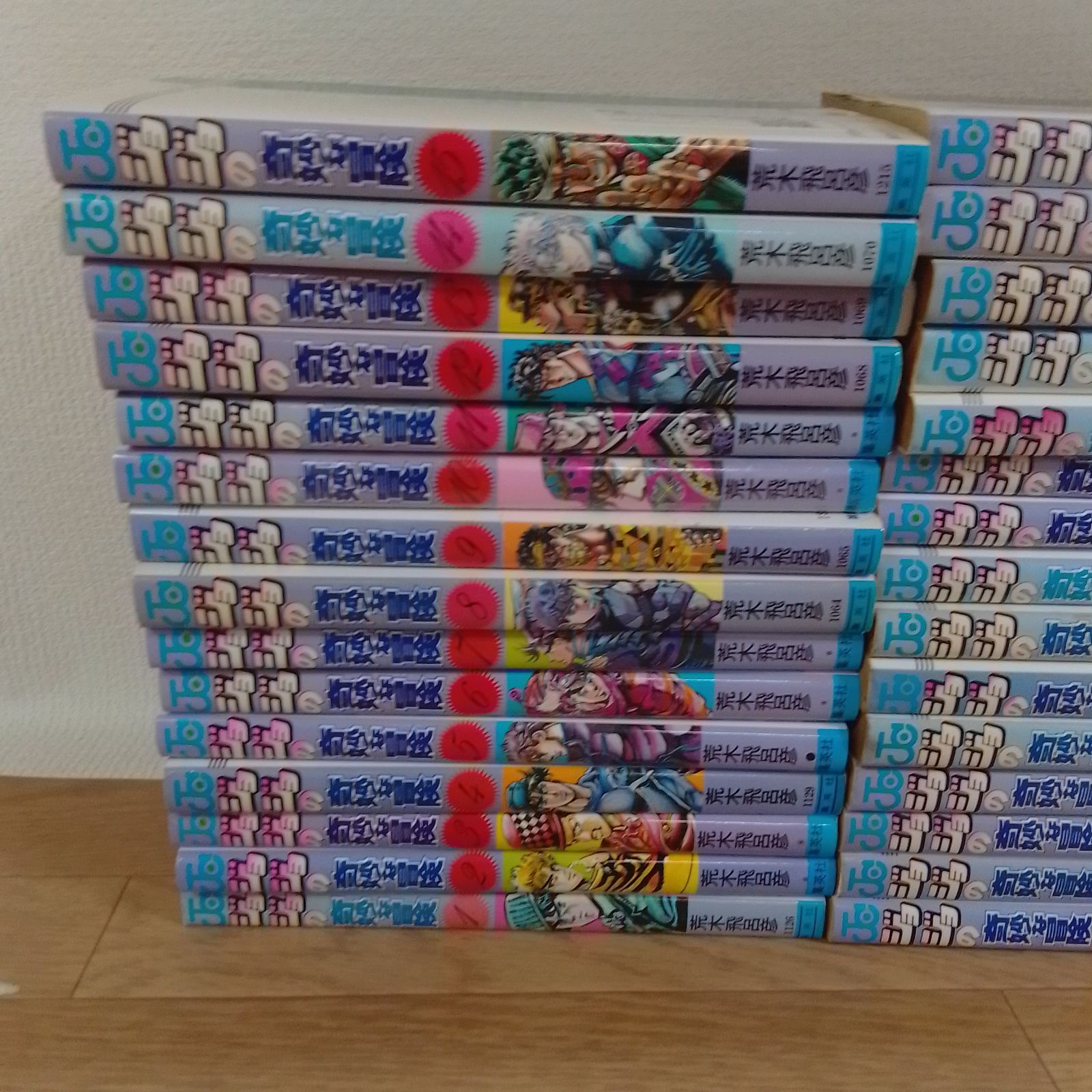 ☆②【未開封あり】ジョジョの奇妙な冒険 1～63巻＋関連本7冊 コミック