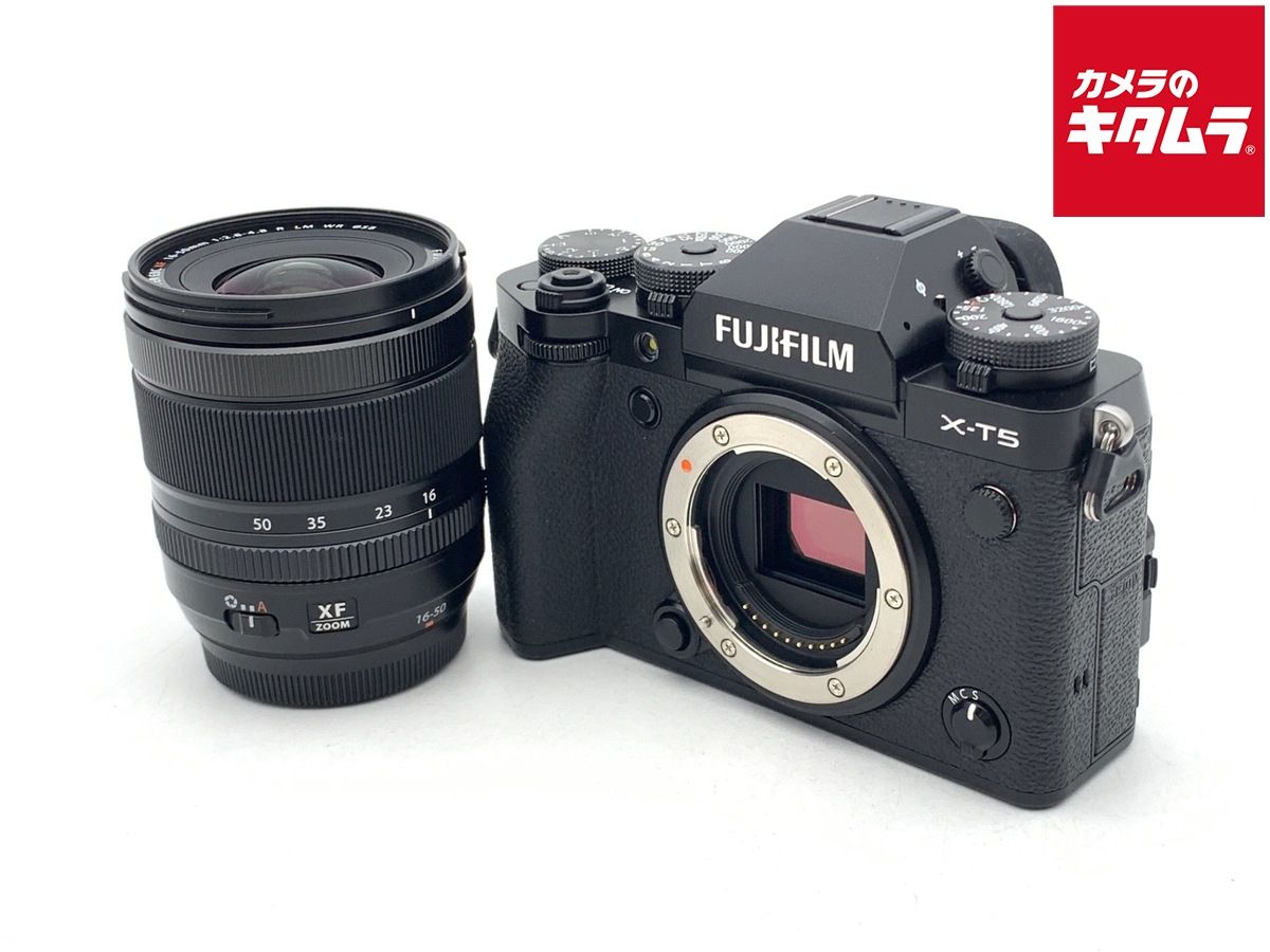 【中古】 【良品】 フジフイルム X-T5 JP XF16-50mmレンズキット ブラック