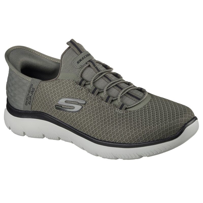 スケッチャーズ メンズ シューズ スニーカー Skechers SlipIns Summits High Range Mens Olive オリーブ
