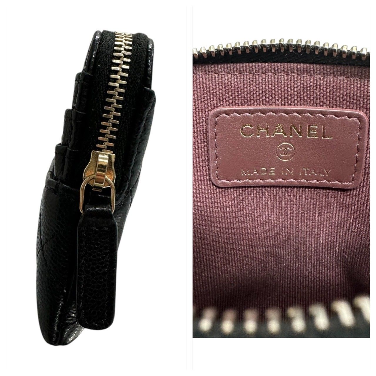 超美品 CHANEL シャネル マトラッセ ブラック ゴールド金具 キャビア 