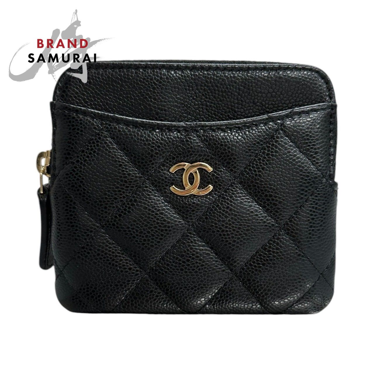 超美品 CHANEL シャネル マトラッセ ブラック ゴールド金具 キャビア 