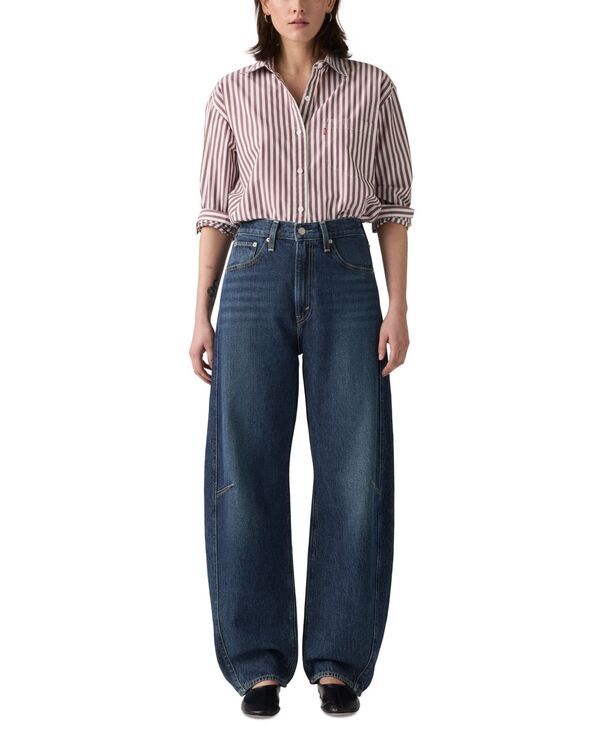 リーバイス レディース ボトムス デニムパンツ ジーンズ Levis Womens CinchighRise BarrelLeg Jeans New Shades