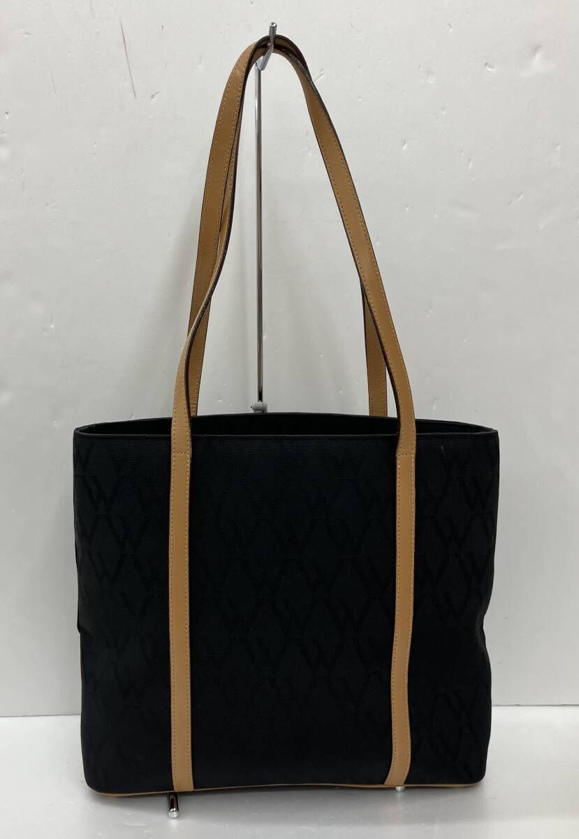 WAKO ワコウ トートバッグ Wモノグラム柄 ブラック 通年
