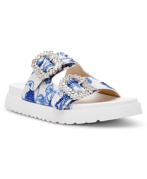ベッツィジョンソン レディース シューズ サンダル フラワー柄 フラワー Betsey Johnson Womens Matie Floral SlipOn Evening Sandals White