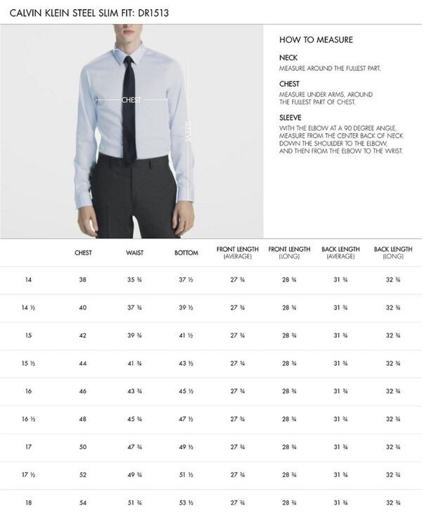 カルバンクライン メンズ トップス シャツ Calvin Klein Mens SlimFit NonIron Herringbone Dress Shirt Black ブラック