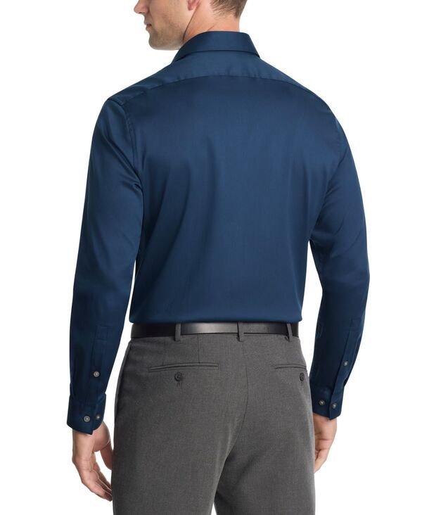 ケネスコール メンズ トップス シャツ スリムフィット Kenneth Cole Reaction Mens Slim Fit Stretch Dress Shirt Navy ネイビー