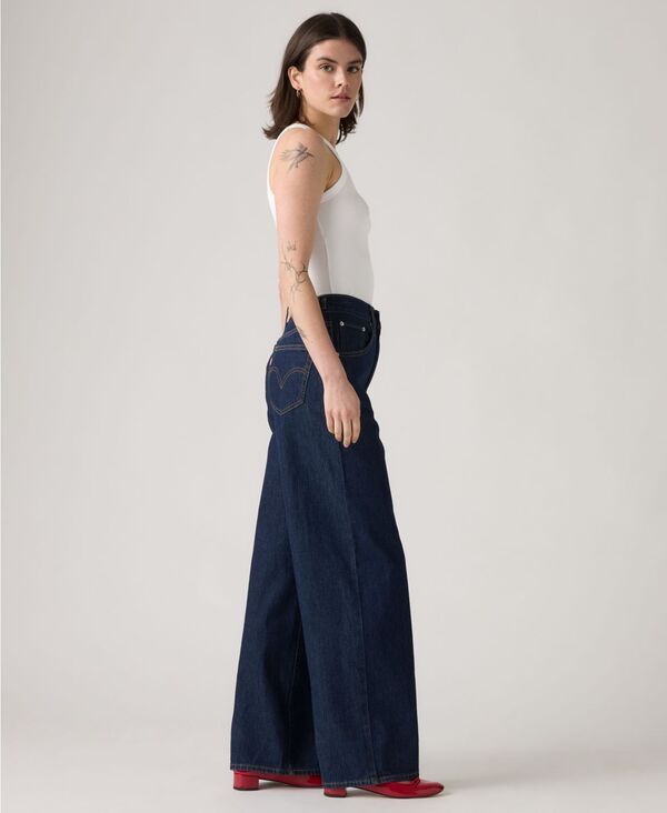 リーバイス レディース ボトムス デニムパンツ ジーンズ Levis Womens CinchWaist Lightweight Baggy Jeans Reign Of The Rinse
