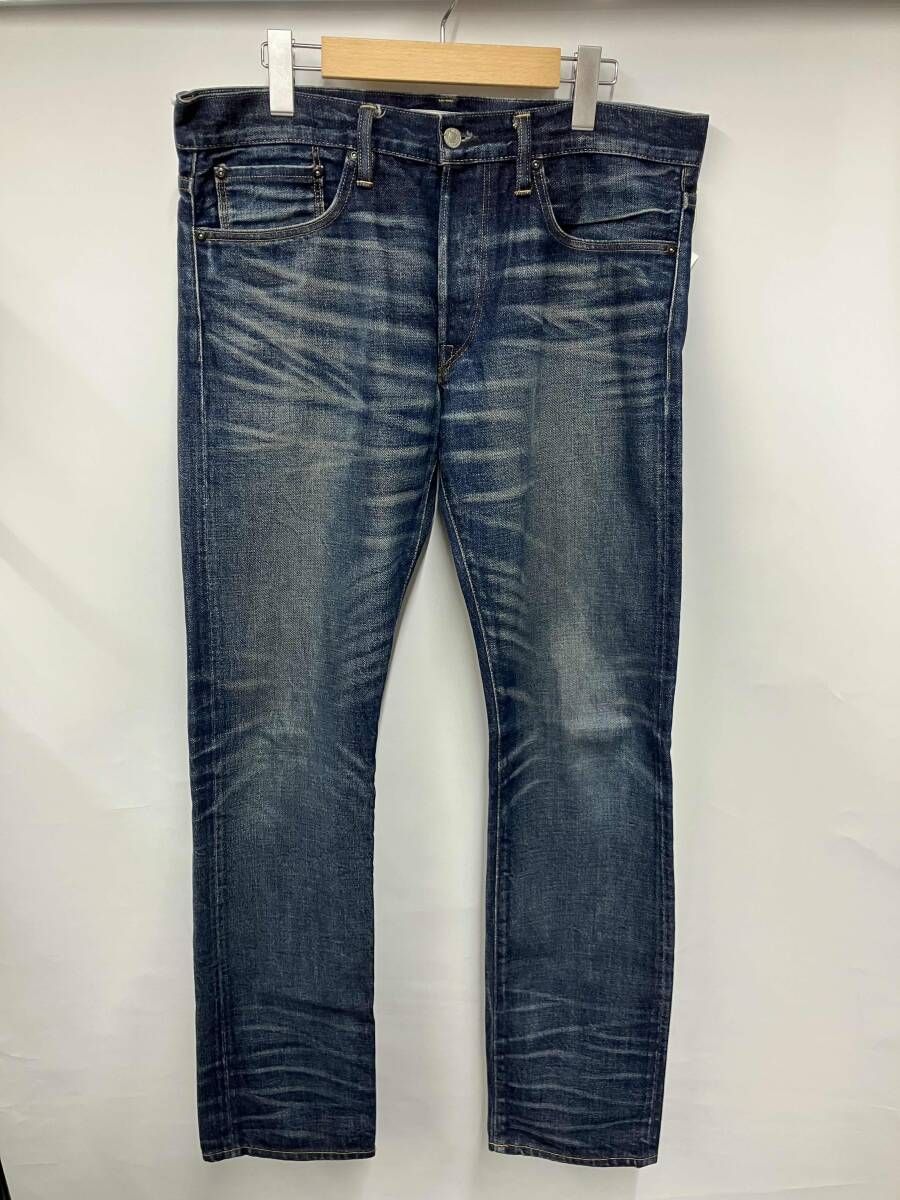 ブルー RON HARMAN DENIM／ロンハーマン／5220600411836／アメリカ製　メンズデニム