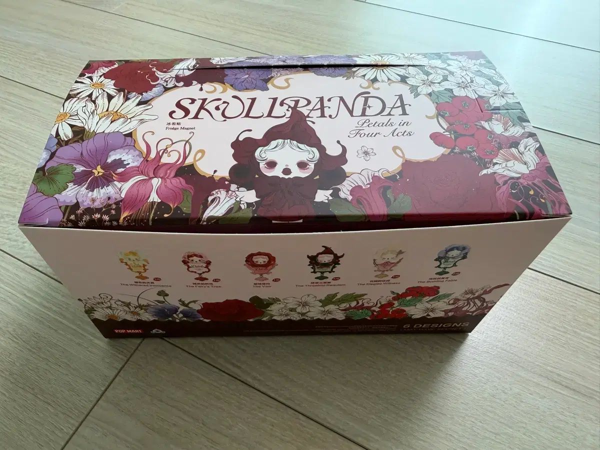 Skull Panda(スカルパンダ) 花弁の 4幕 シリーズ マグネット フルセット(開封のみ品)