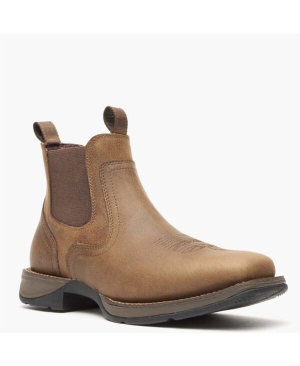 ドゥランゴ メンズ シューズ ブーツ・レインブーツ チェルシーブーツ チェルシー Durango Mens Redirt Rebel Chelsea Boot Old town brown and t