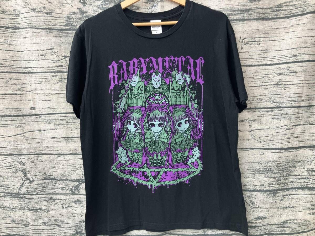 BABYMETAL ベビーメタル 半袖Tシャツ 武道館 2014 召喚Tシャツ Lサイズ BLK