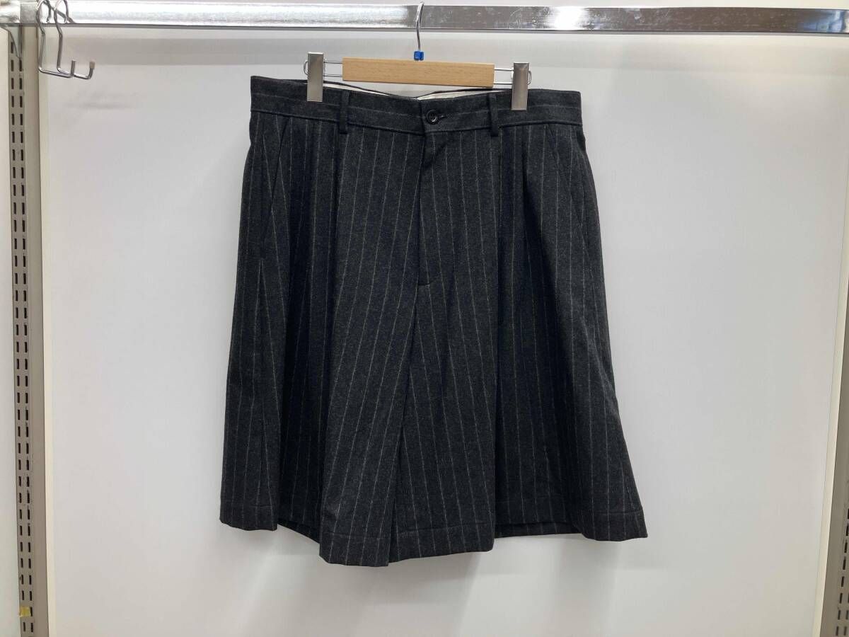 Maison Margiela メゾンマルジェラ ハーフパンツ ウール ストライプ 20SS サイズ48