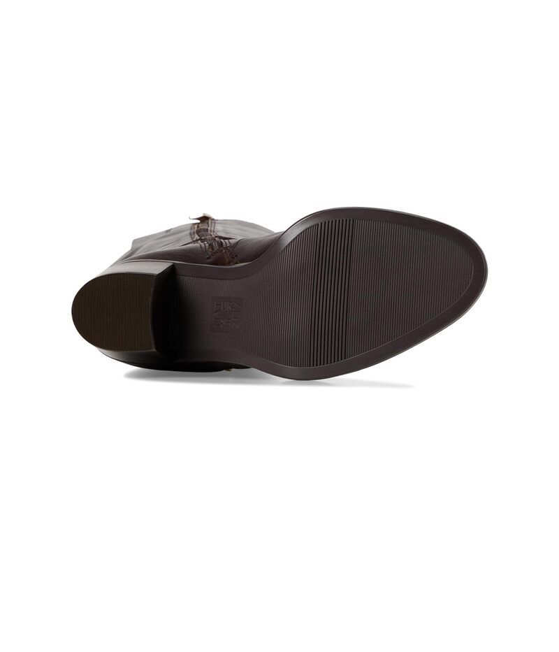 ナチュライザー レディース シューズ ブーツ・レインブーツ Naturalizer Kalina Wide Calf Dark Brown Leat ブラウン