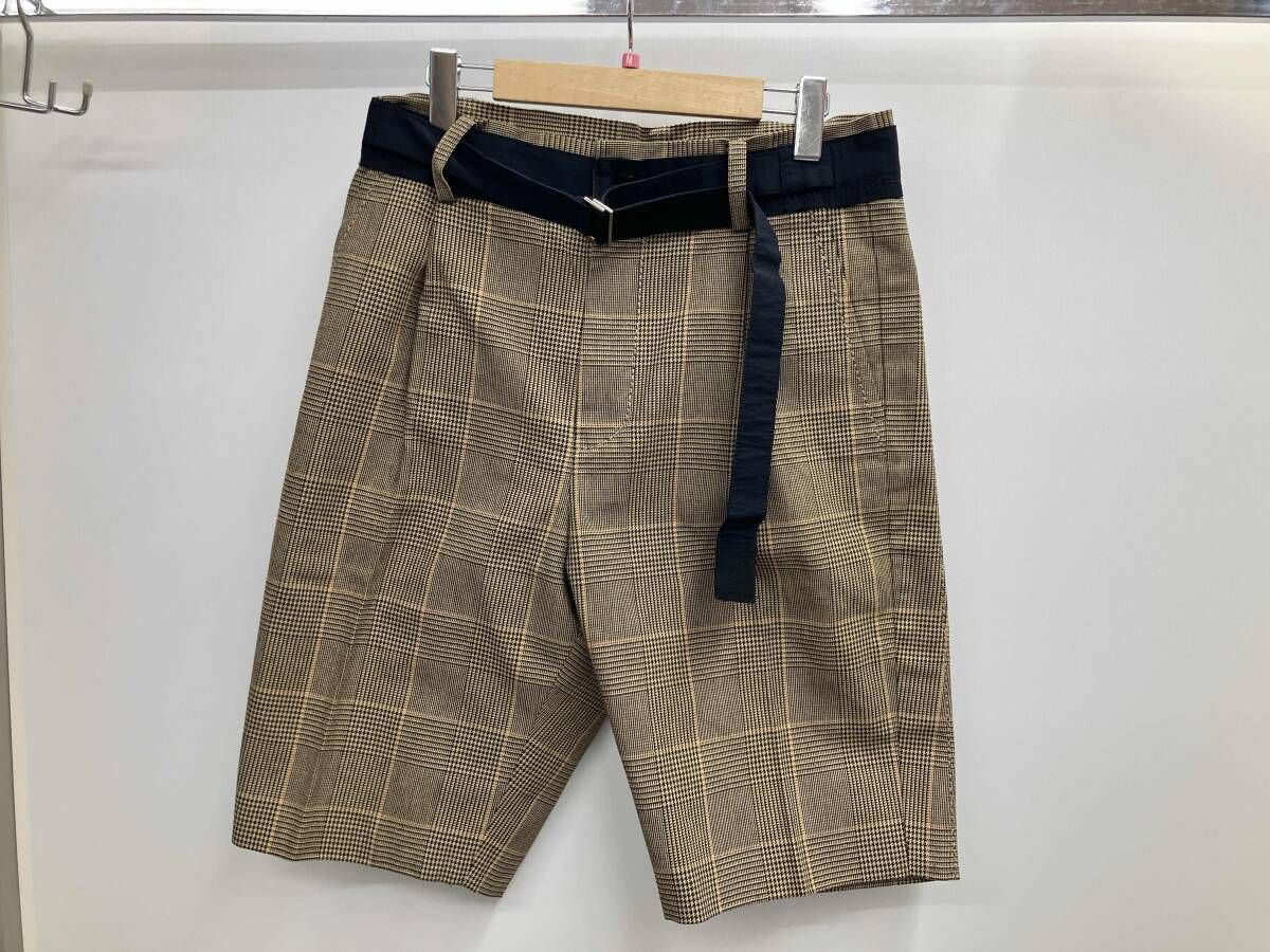 sacai サカイ ハーフパンツ グレーンチェック 千鳥格子 サイズ2 - メルカリ