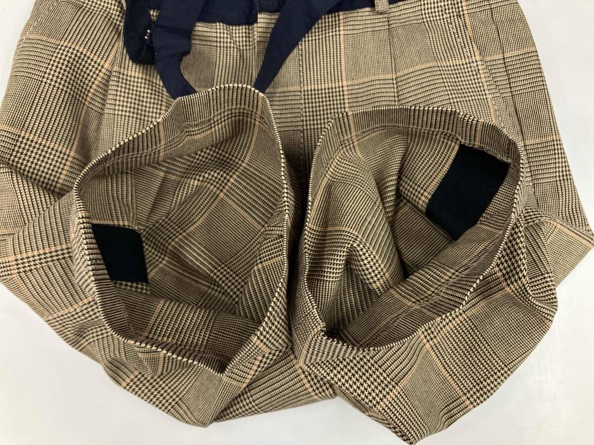 【美品】sacai 22AW 千鳥格子 ガンクラブチェック ウールパンツ カーキ sacai サカイ ハーフパンツ グレーンチェック 千鳥格子 サイズ2 - メルカリ